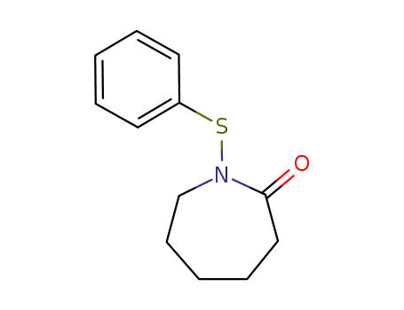 Molecular Structure of 36452-23-0 (hexahydro-1-(phenylthio)-2H-azepin-2-one)