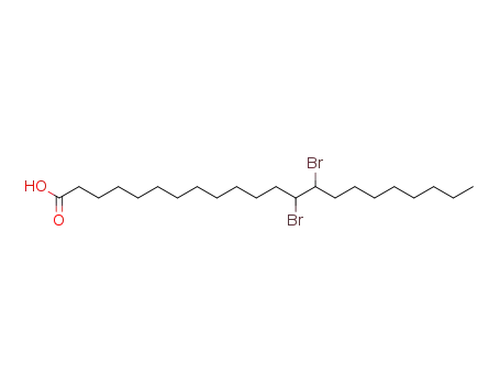 Molecular Structure of 95806-39-6 (13,14-dibromo-docosanoic acid)