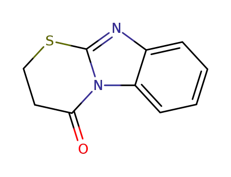 Molecular Structure of 19950-81-3 ([1,3]thiazino[3,2-a]benzimidazol-4-one)