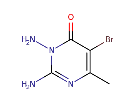 2,3-DIAMINO-5-BROMO-6-METHYLPYRIMIDIN-4(3H)-ONE