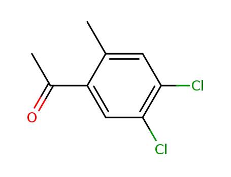 Molecular Structure of 53803-91-1 (1-(4,5-Dichloro-2-Methylphenyl)ethanone)