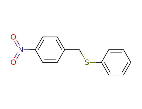 Molecular Structure of 7703-38-0 (Benzene, 1-nitro-4-[(phenylthio)methyl]-)