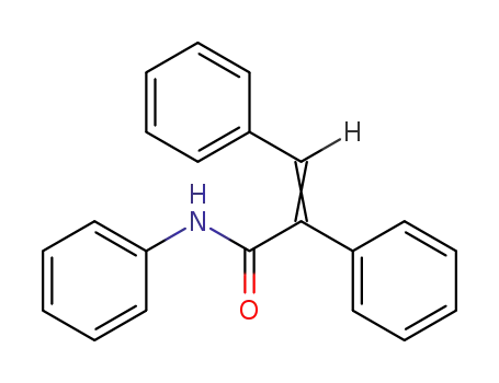 Benzeneacetamide, N-phenyl-a-(phenylmethylene)-