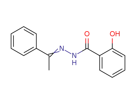 Molecular Structure of 70203-02-0 (N'-(2-phenyl-2-ethylidene)-2-hydroxybenzohydrazide)