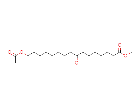 Molecular Structure of 112657-63-3 (16-Acetoxy-8-oxo-hexadecanoic acid methyl ester)