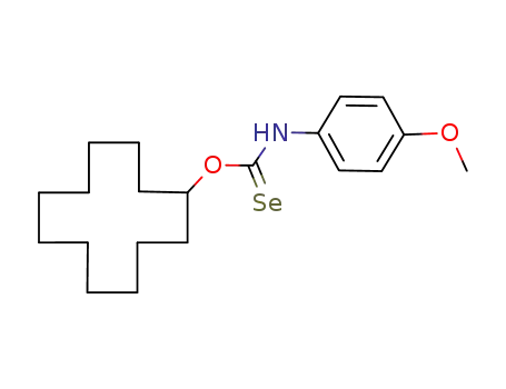 Molecular Structure of 154592-68-4 (O-cyclododecyl-N-(4-methoxyphenyl)selenocarbamate)