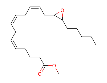Molecular Structure of 197508-63-7 (5,8,11-Tridecatrienoic acid, 13-(3-pentyloxiranyl)-, methyl ester,
(5Z,8Z,11Z)-)