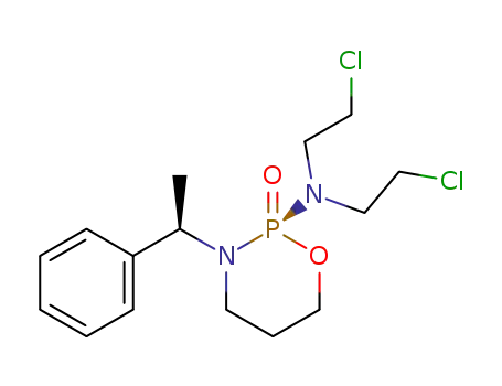 2(R)-<bis(2-chloroethyl)amino>-3-<(R)-α-methylbenzyl>-1,3,2-oxazaphosphorinane 2-oxide