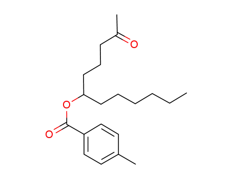 Molecular Structure of 1112990-02-9 (1-(4-oxopentyl)heptyl 4-methylbenzoate)