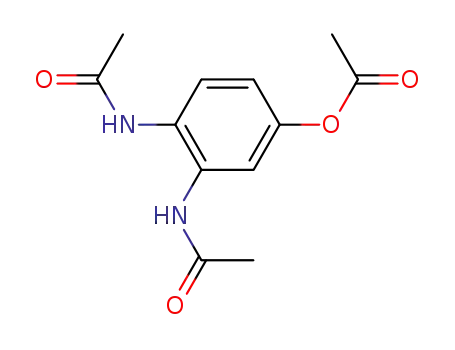 1,2-diacetamido-4-acetoxybenzene