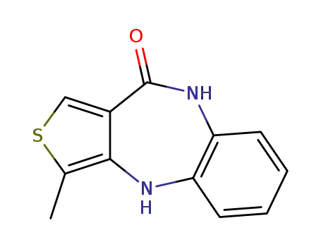Molecular Structure of 74137-84-1 (9,10-dihydro-3-methyl-4H-thieno[3,4-b][1,5]benzodiazepin-10-one)