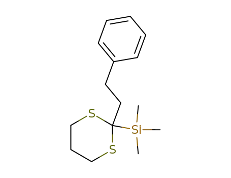 Silane, trimethyl[2-(2-phenylethyl)-1,3-dithian-2-yl]-