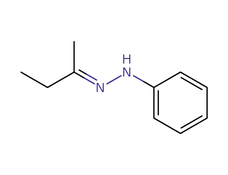 Molecular Structure of 75039-22-4 (2-Butanone, phenylhydrazone, (E)-)
