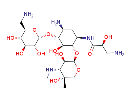 Molecular Structure of 58152-03-7 (Isepamicine)