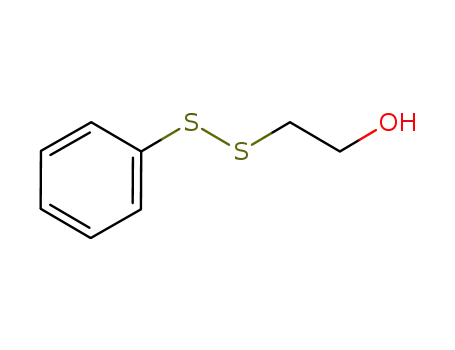 Molecular Structure of 63369-64-2 (Phenyl-2'-hydroxyethyl disulfide)