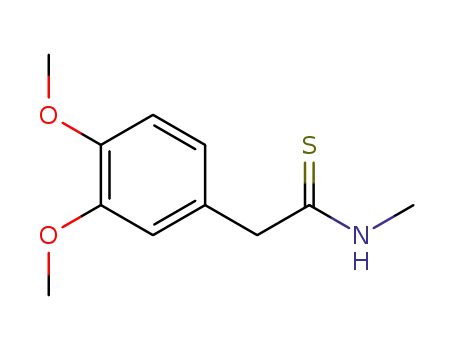 Molecular Structure of 157370-07-5 ((3,4-dimethoxy-phenyl)-thioacetic acid methylamide)