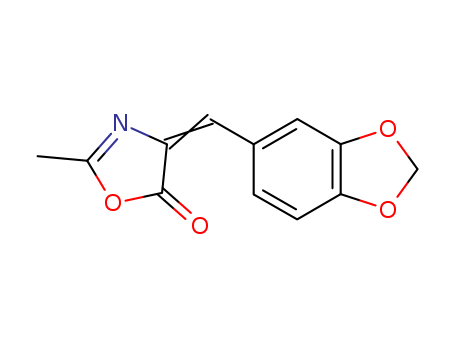 2-Methyl-4-(1,3-benzodioxole-5-ylmethylene)-2-oxazoline-5-one