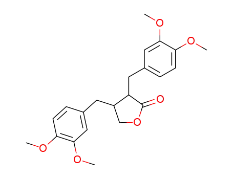 Molecular Structure of 4773-01-7 (3,4-bis(3,4-dimethoxybenzyl)dihydrofuran-2(3H)-one)