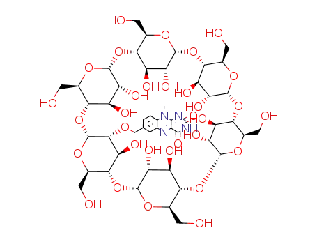 2-<(7α-O-10-methyl-7-isoalloxyazinyl)methyl>-α-cyclodextrin