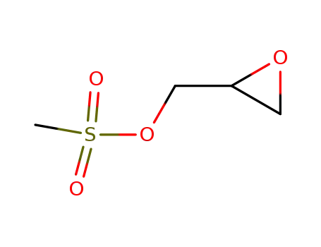 Molecular Structure of 6177-60-2 (2,3-epoxypropyl methanesulphonate)
