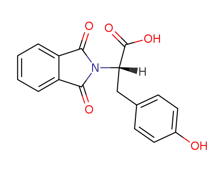 Molecular Structure of 29588-94-1 (N-phthaloyl-L-tyrosine)