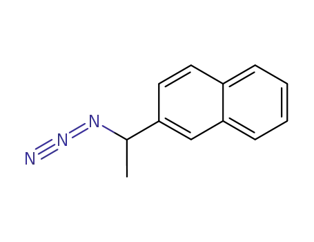 Molecular Structure of 120342-65-6 (2-(1-azidoethyl)naphthalene)
