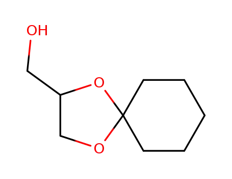 Molecular Structure of 95335-91-4 (D-ALPHA BETA-CYCLOHEXYLIDENE-GLYCEROL)