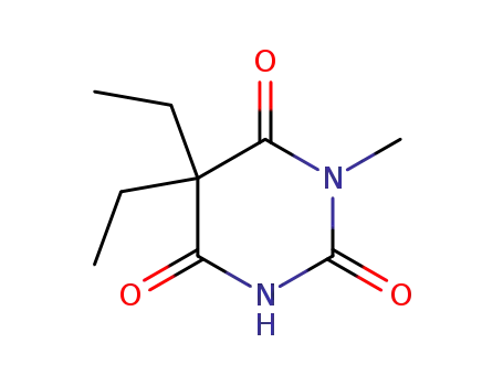 2,4,6(1H,3H,5H)-Pyrimidinetrione,5,5-diethyl-1-methyl-