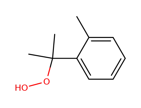 Molecular Structure of 13387-56-9 (2-(o-tolyl)propyl-2-hydroperoxide)