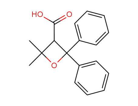 2,2-dimethyl-4,4-diphenyloxetane-3-carboxylic acid
