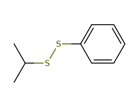 Molecular Structure of 20126-56-1 (Disulfide, 1-methylethyl phenyl)