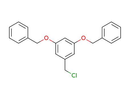 Molecular Structure of 67093-27-0 (3,5-dibenzyloxybenzyl chloride)