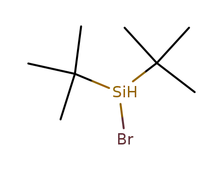 Molecular Structure of 59409-85-7 (Di-tert-butyl-bromsilan)