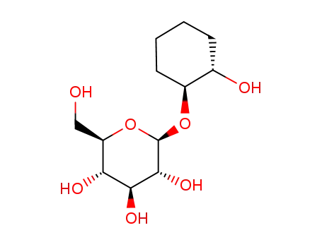 Molecular Structure of 69501-36-6 ((1S,2S)-trans-1,2-cyclohexanediol-1-O-β-D-glucopyranoside)
