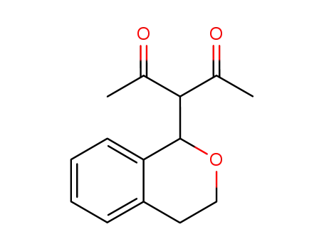 Molecular Structure of 82584-07-4 (rac-3-(isochroman-1'-yl)acetylacetone)