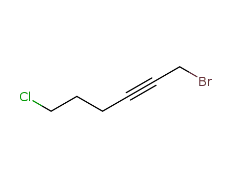 Molecular Structure of 61863-12-5 (2-Hexyne, 1-bromo-6-chloro-)