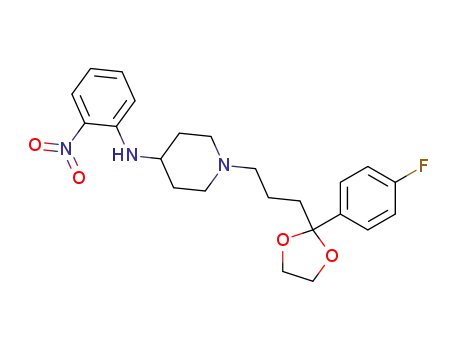 1-[3-[2-(4-フルオロフェニル)-1,3-ジオキソラン-2-イル]プロピル]-N-(2-ニトロフェニル)-4-ピペリジンアミン