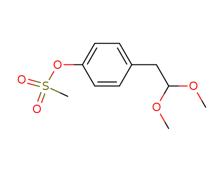 1,1-dimethoxy-2-(4-methylsulphonyloxyphenyl)ethane