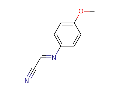 Molecular Structure of 1204614-42-5 ((p-methoxyphenyl)iminoacetonitrile)