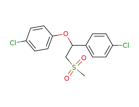 1-Chloro-4-[1-(4-chlorophenoxy)-2-(methanesulfonyl)ethyl]benzene