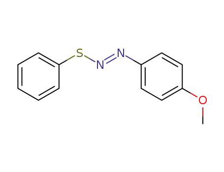 Molecular Structure of 114650-58-7 (Diazene, (4-methoxyphenyl)(phenylthio)-)