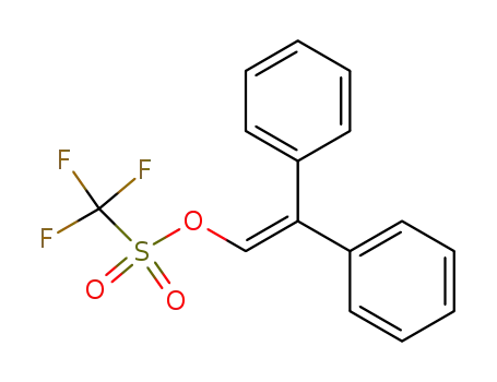 Molecular Structure of 28075-38-9 ((2,2-diphenylvinyl)trifluoromethnesulfonate)
