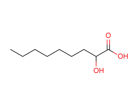 Molecular Structure of 15896-36-3 (α-Hydroxynonanoic acid)