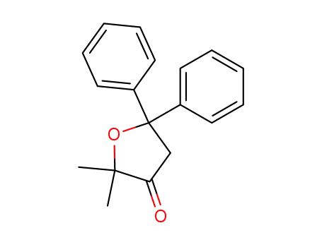 2,3,4,5-tetrahydro-2,2-dimethyl-5,5-diphenylfuran-3-one