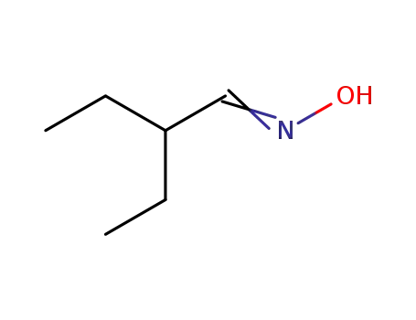 Molecular Structure of 5399-18-8 (Butanal, 2-ethyl-,oxime)