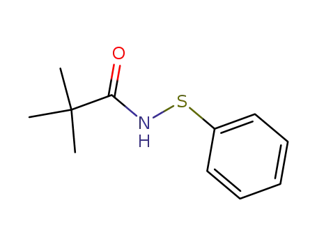 Molecular Structure of 68556-50-3 (N-(phenylthio)trimethylacetamide)