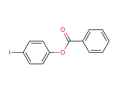 Molecular Structure of 61807-37-2 (Phenol, 4-iodo-, benzoate)