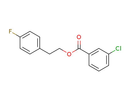 3-Chloro-benzoic acid 2-(4-fluoro-phenyl)-ethyl ester