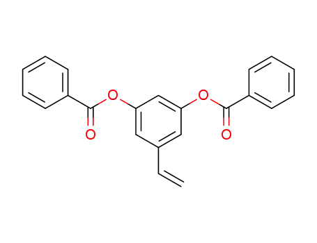 Molecular Structure of 710969-77-0 (1,3-Benzenediol, 5-ethenyl-, dibenzoate)
