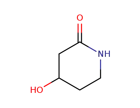 Molecular Structure of 476014-92-3 (4-(S)-HYDROXY-2-PIPERIDINONE)